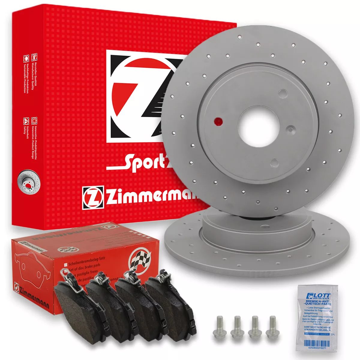 Гальмівні диски та колодки Zimmermann для VW GOLF VII — якість та безпека Гальмівні диски та колодки Zimmermann для VW GOLF VII — якість та безпека