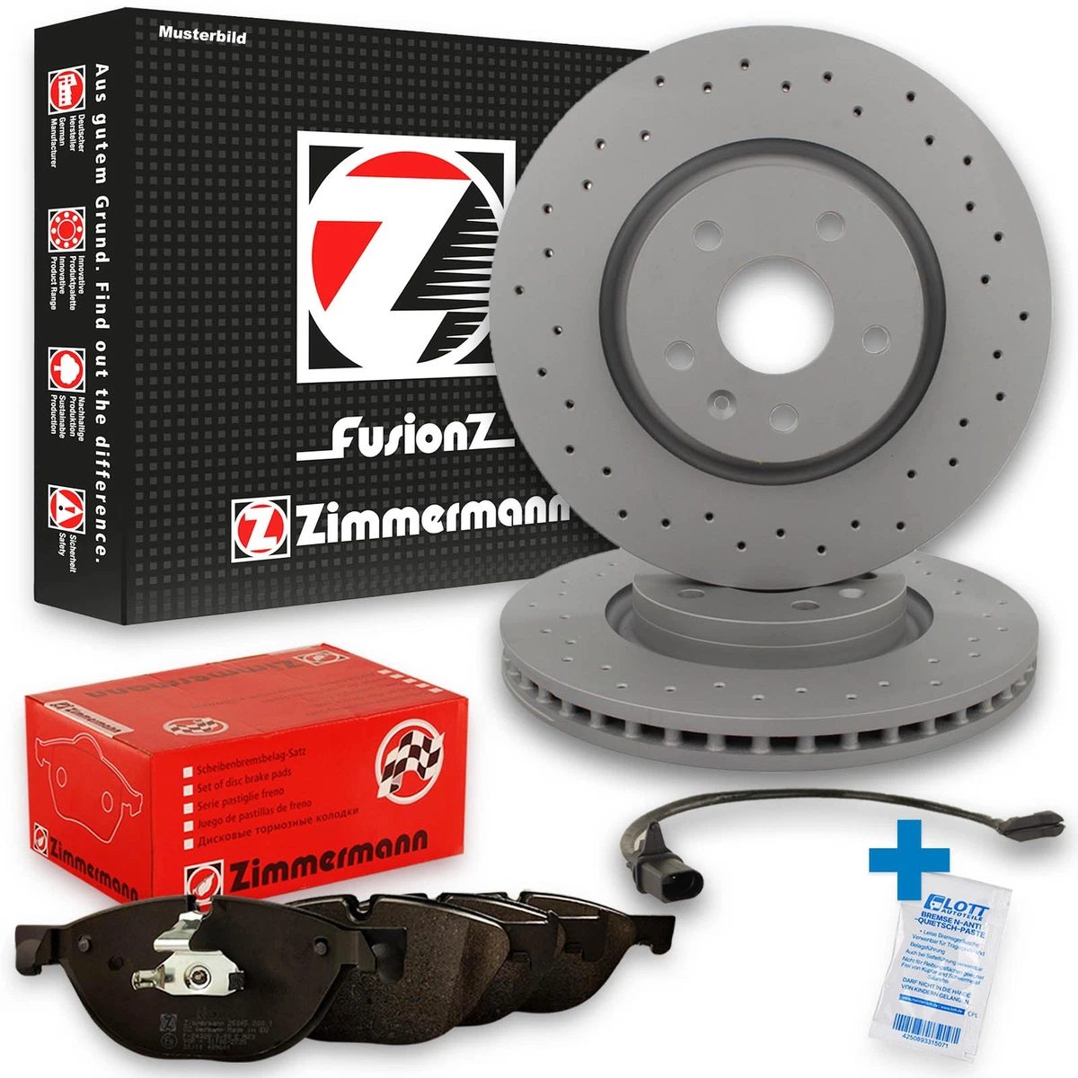 Гальмівні диски та колодки Zimmermann для VW GOLF VII — якість та безпека Гальмівні диски та колодки Zimmermann для VW GOLF VII — якість та безпека